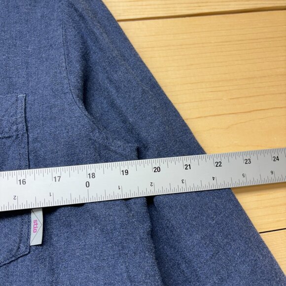 Stio Shirt Womens Small Blue Dovetail Flannel Button Up Long Sleeve Outdoors - Picture 4 of 12